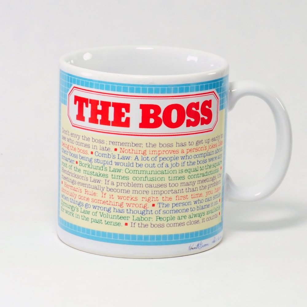 1983 "The Boss" Mug by Tuscany Collection